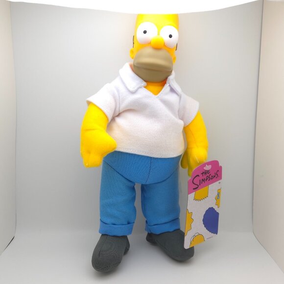 Jakks Pacific Homer The Simpsons 10" Plush 2024 17546 New Sealed - Picture 3 of 11